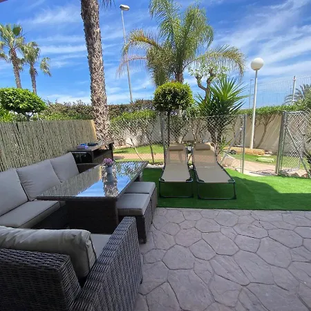 Sunny Ground Floor Terrace 4 Pools Garden La Calma Palmas De Coco Apartmán *